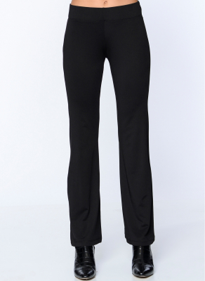  Siyah Beli Lastikli Mikro Polyester Pantolon | Pnt12850