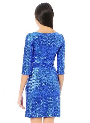 Saks Pulpayetli Truvakar Kol Elbise | Elb13151
