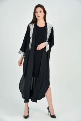  Sense Gumus Önü Payetli Kimono | Kmn31597