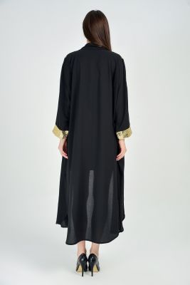  Sense Gold Önü Payetli Kimono | Kmn31597