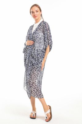  Sense Laci Kareli Şifon Plaj Kimono | ELB33597